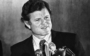 Ted Kennedy announces Monday Sept. 23, 1974 in Boston that he will not run for the Presidency in 1976. (AP Photo)