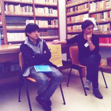 In biblioteca con Marco Esposito